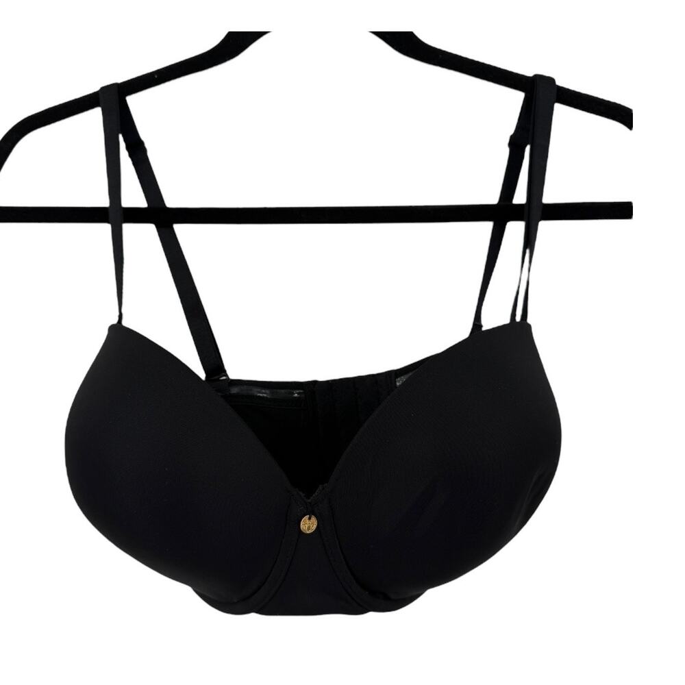 Natori 729080 Pure Luxe Strapless contour underwire bra black size 34G - Picture 2 of 8